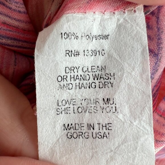 Show Me Your Mumu T-Rex Maxi Dress Pretty Birdie Print Pink Purple Size Medium - Picture 9 of 10